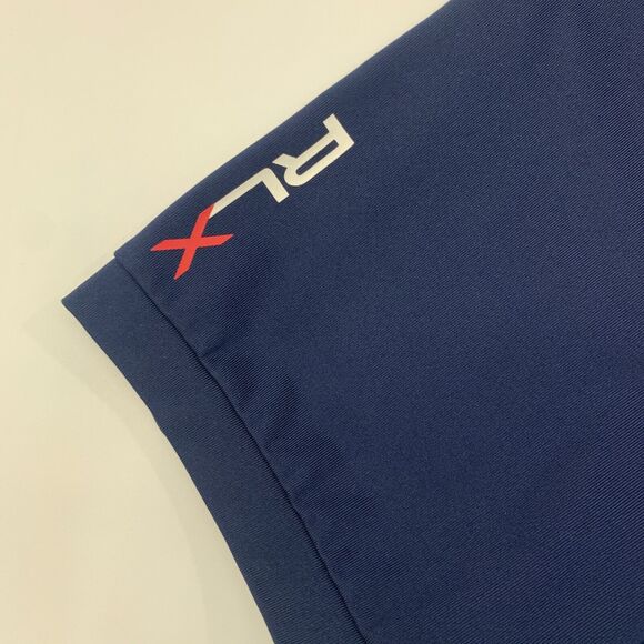 RLX Ralph Lauren Polo Shirt Mens XL Extra Large Navy Desert Forest Golf Club - Picture 4 of 10